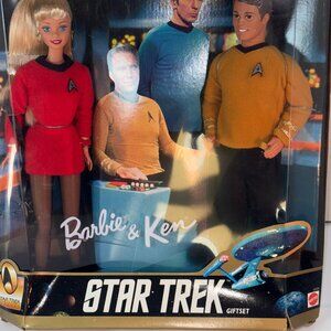 Vintage Barbie Doll Star Trek Anniversary Set